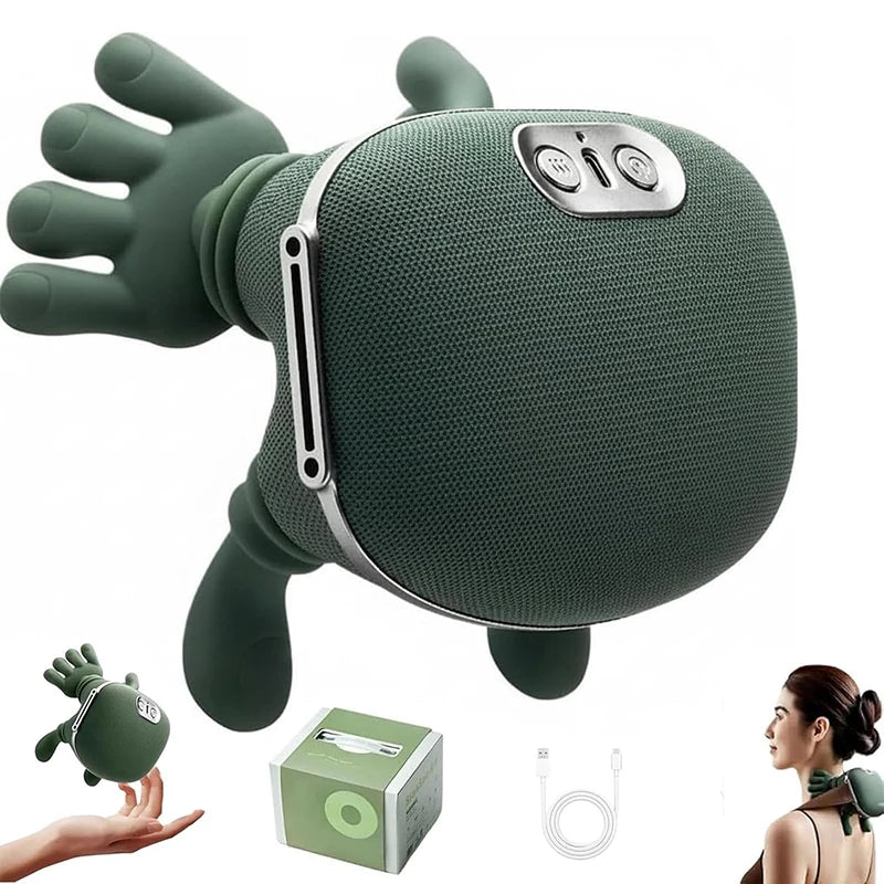Bionic Neck & Shoulder Massager - 3 Level Kneading Massage Pillow for Neck, Back, Waist & Leg Relief