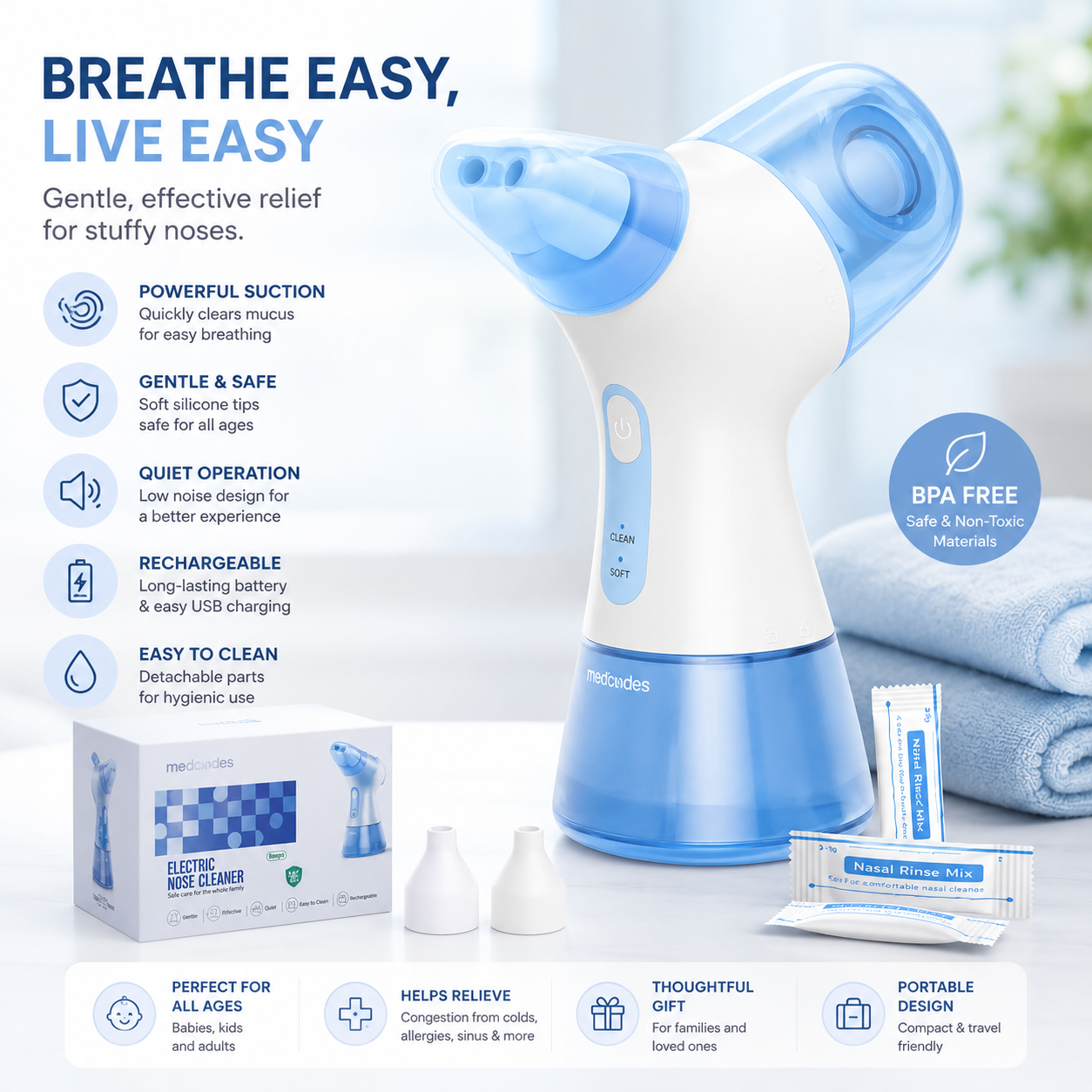 Electric Nasal Cleaner