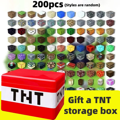 Magnetic Building Block Storage Box Set - DIY Construction Toy & Creative Assembly Kit for Kids