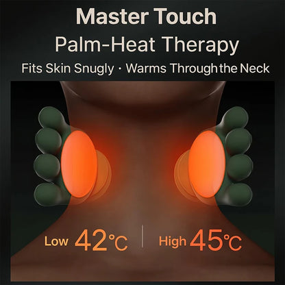 Bionic Neck & Shoulder Massager - 3 Level Kneading Massage Pillow for Neck, Back, Waist & Leg Relief