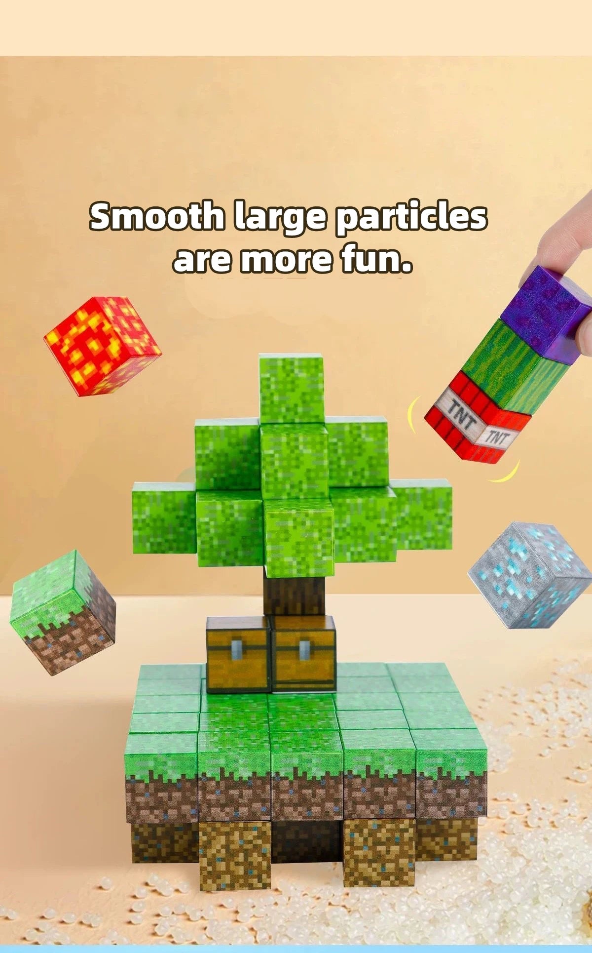 Magnetic Building Block Storage Box Set - DIY Construction Toy & Creative Assembly Kit for Kids