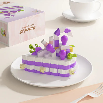 DIY Kids Cake Party Building Block Set - Creative Educational Construction Toy for Family Fun