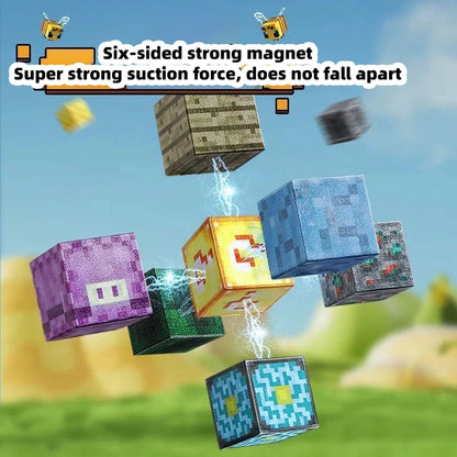 Magnetic Building Block Storage Box Set - DIY Construction Toy & Creative Assembly Kit for Kids