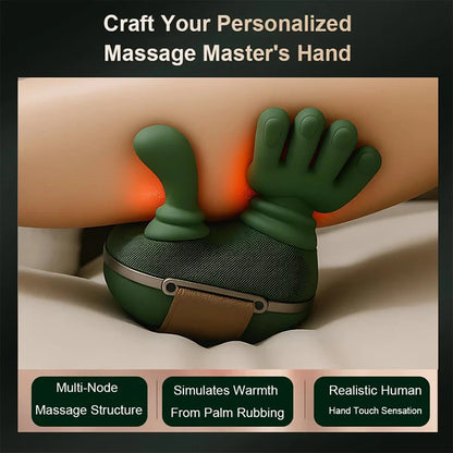 Bionic Neck & Shoulder Massager - 3 Level Kneading Massage Pillow for Neck, Back, Waist & Leg Relief