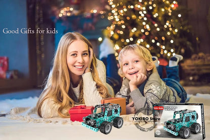 STEM Metal Truck Building Kit - 3D Engineering Model Construction Toy for Kids & Young Builders