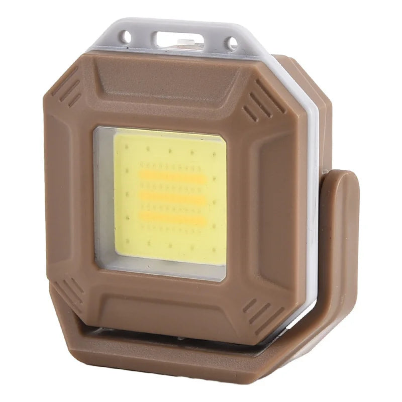 Rechargeable COB LED Work Light - Magnetic Waterproof Inspection Lamp for Repairs, Workshops & Emergencies
