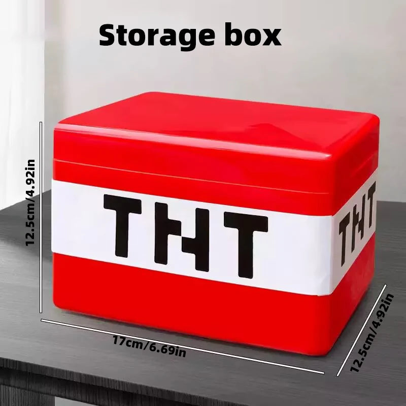 Magnetic Building Block Storage Box Set - DIY Construction Toy & Creative Assembly Kit for Kids